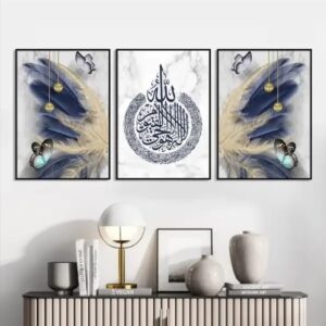 Set of 3 Premium Wall Art Photo Tiles – Modern Home Decor Sets