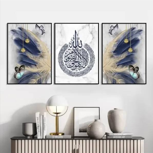Set of 3 Premium Wall Art Photo Tiles โ Modern Home Decor Sets
