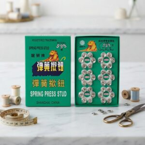 Lion Brand Model 999 Spring Press Studs | Tich Button 8 Cards In Box