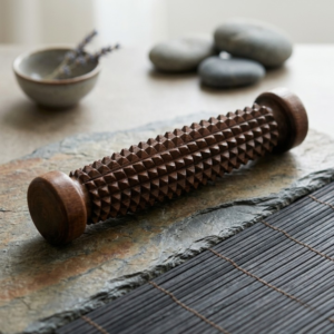 Handcrafted Wooden Palate Massager – Reflexology & Acupuncture Roller