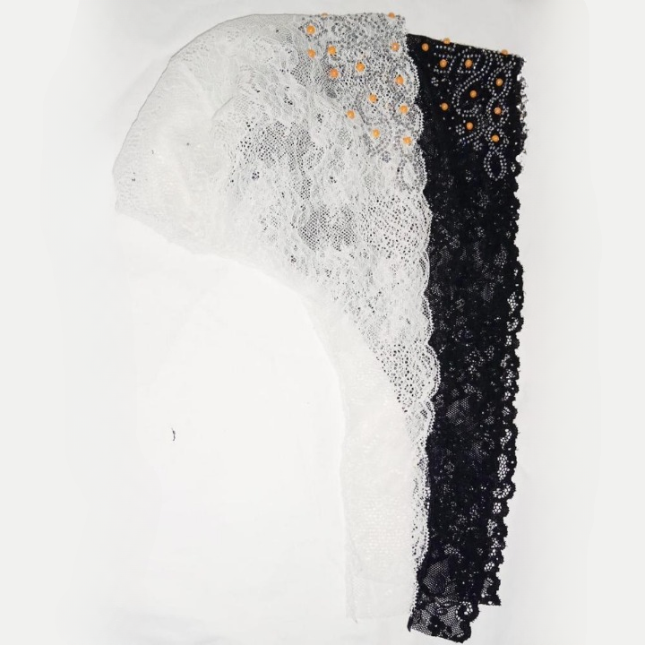Net Stone Inner Cap for Hijab โ Soft Stretchable Undercap for Women - Image 3