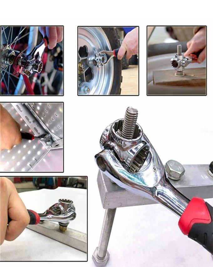 48-In-1 Universal Multi-Function Wrench 360ยฐ Rotary Adjustable Spanner for Nuts & Bolts - Image 4