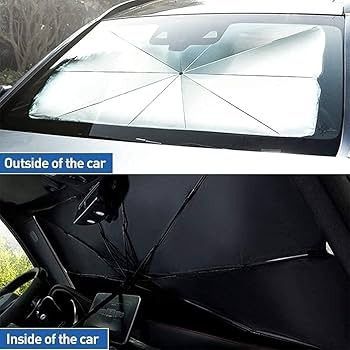 Universal Foldable Car Windshield Sun Shade Umbrella โ UV Protection & Heat Insulation Cover - Image 4