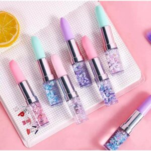 Lipstick Shape Gel Pens - Stationery Accessory Designed For Writing And Daily Office Routine (Random Color)