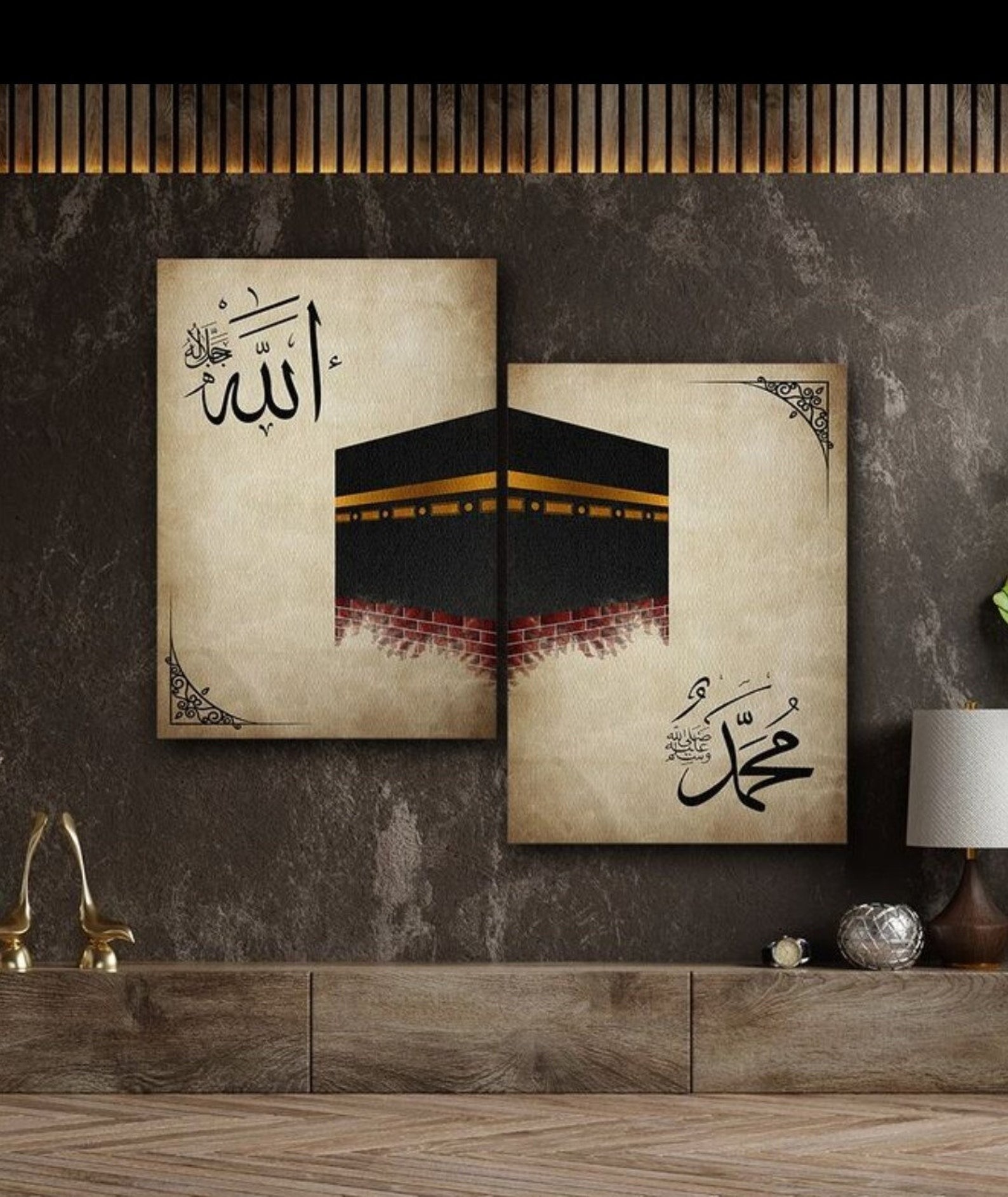 Set of 2 Premium Wall Art Photo Tiles โ Modern Home Decor Sets - Image 2