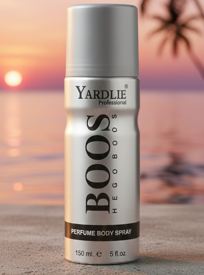 Yardlie Professional BOSS HEGOBOOS Perfume Body Spray (150ml): The Bold, Masculine Deodorant for Professional Men - Image 2