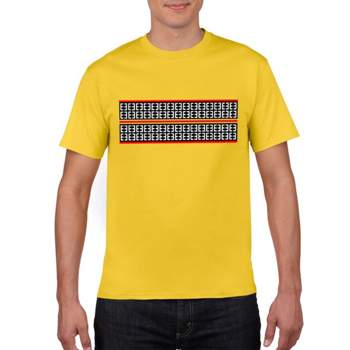 Yellow Half Sleeves Cotton T-Shirt for Men β Soft Breathable Casual Round Neck Summer Wear Tee