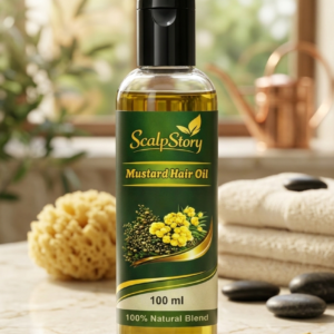Mustard Hair Oil | Natural Nourishment | Strong, Thick & Shiny Hair | Hair Fall Control & Growth Support | 100Ml