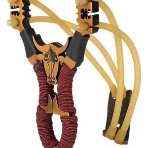 Professional Bull Design Slingshot Metal Outdoor Sport Slingshot - Outdoor Accessory Designed For Sport And Daily Utility Routine