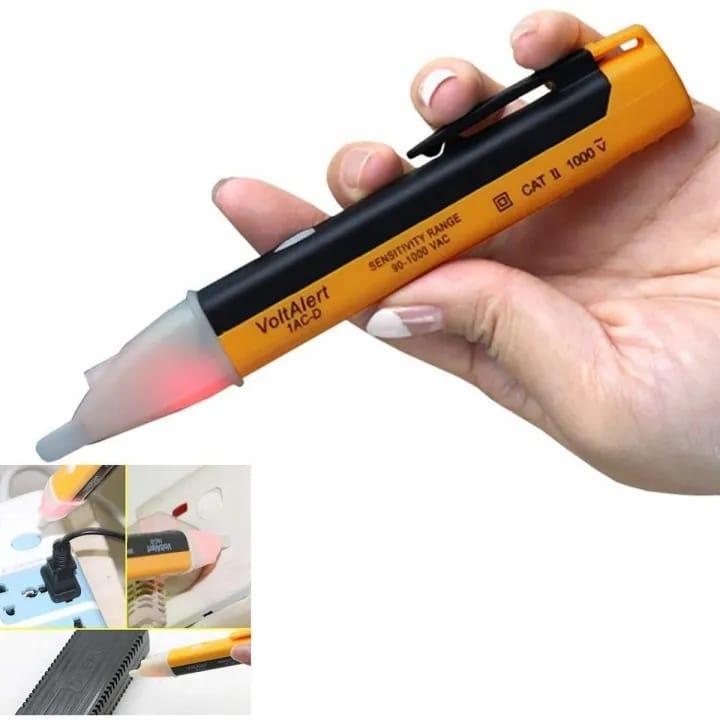 Electric Digital Voltage Tester Pen With LED Indicator And Beep Alert โ Portable Household Tool