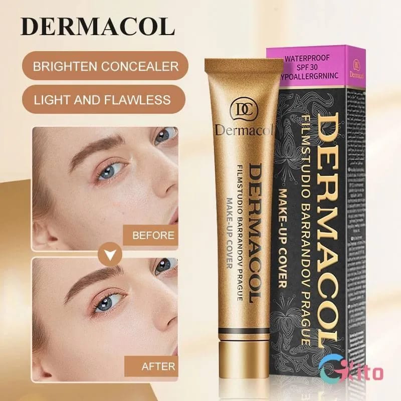 Dermacol High Coverage Creamy Foundation โ Waterproof Makeup Cover - Image 3