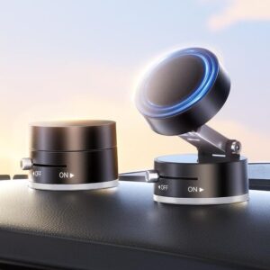 360ยฐ Rotating Magnetic Car Phone Holder โ Strong Suction Dashboard Mount for All Smartphones