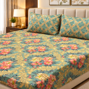 Gift Pack Cotton King Size 1 BedSheet And 2 Pillow Covers In Premium Box Packing