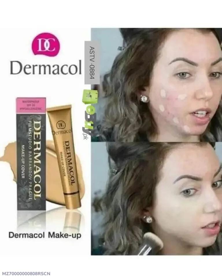 Dermacol High Coverage Creamy Foundation โ Waterproof Makeup Cover - Image 4