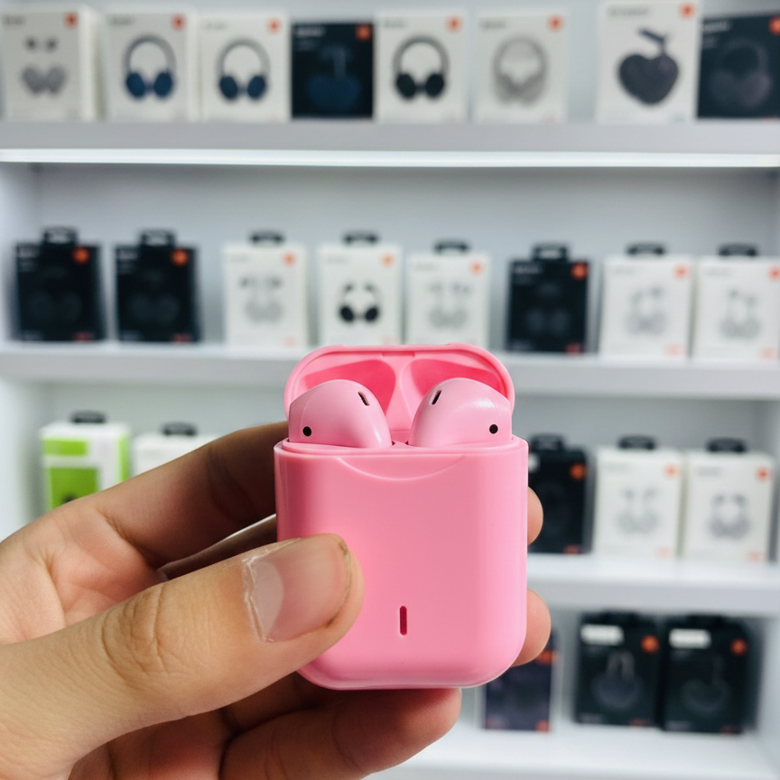 i9S Pro Wireless Stereo Headset | TWS Technology | Bluetooth 5.0 | Noise Reduction | iOS & Android (Random Colour) - Image 2