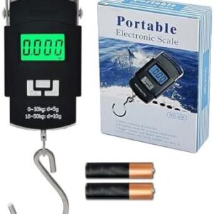 WH-A08 Portable Electronic Scale โ 50kg Digital Hanging Luggage Scale