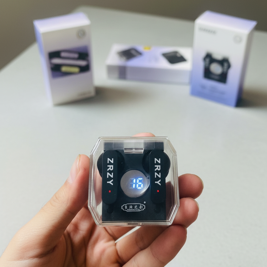 Zrzy New Model BT D30 | Digital Display Bluetooth Device with Long-Lasting Battery โ Reliable, Modern & Portable - Image 2