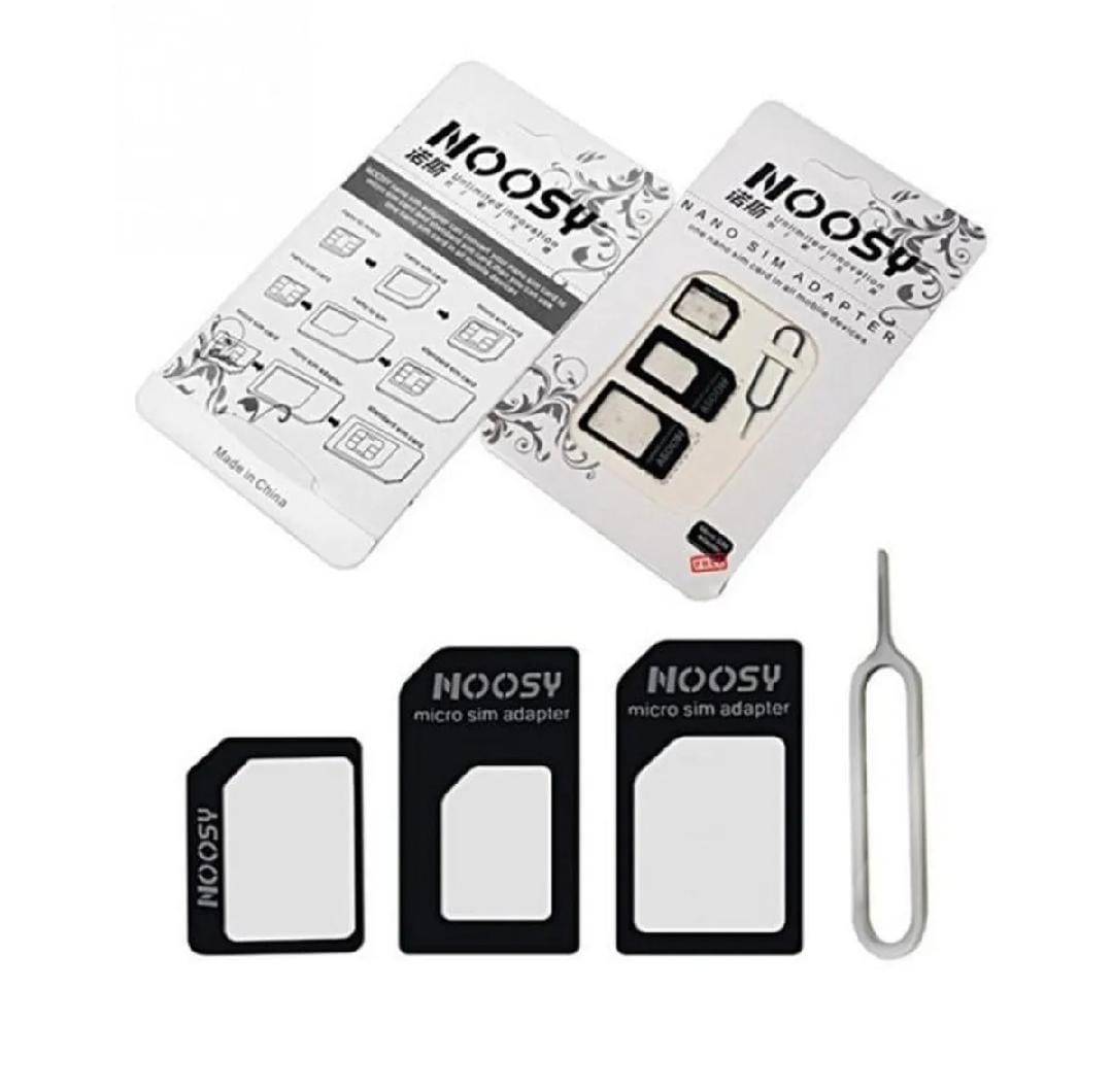 Noosy 4-In-1 SIM Card Adapter Kit - Electronic Accessory Designed For SIM Conversion And Mobile Device Connectivity Routine - Image 4