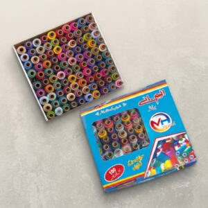MH Brand Sewing Thread Set 100 Assorted Colors High Quality Strong Colorfast Thread Compatible With All Standard Sewing Machines