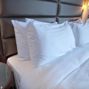 Cotton Bed Pillow Set White 27x18" Summer Comfort