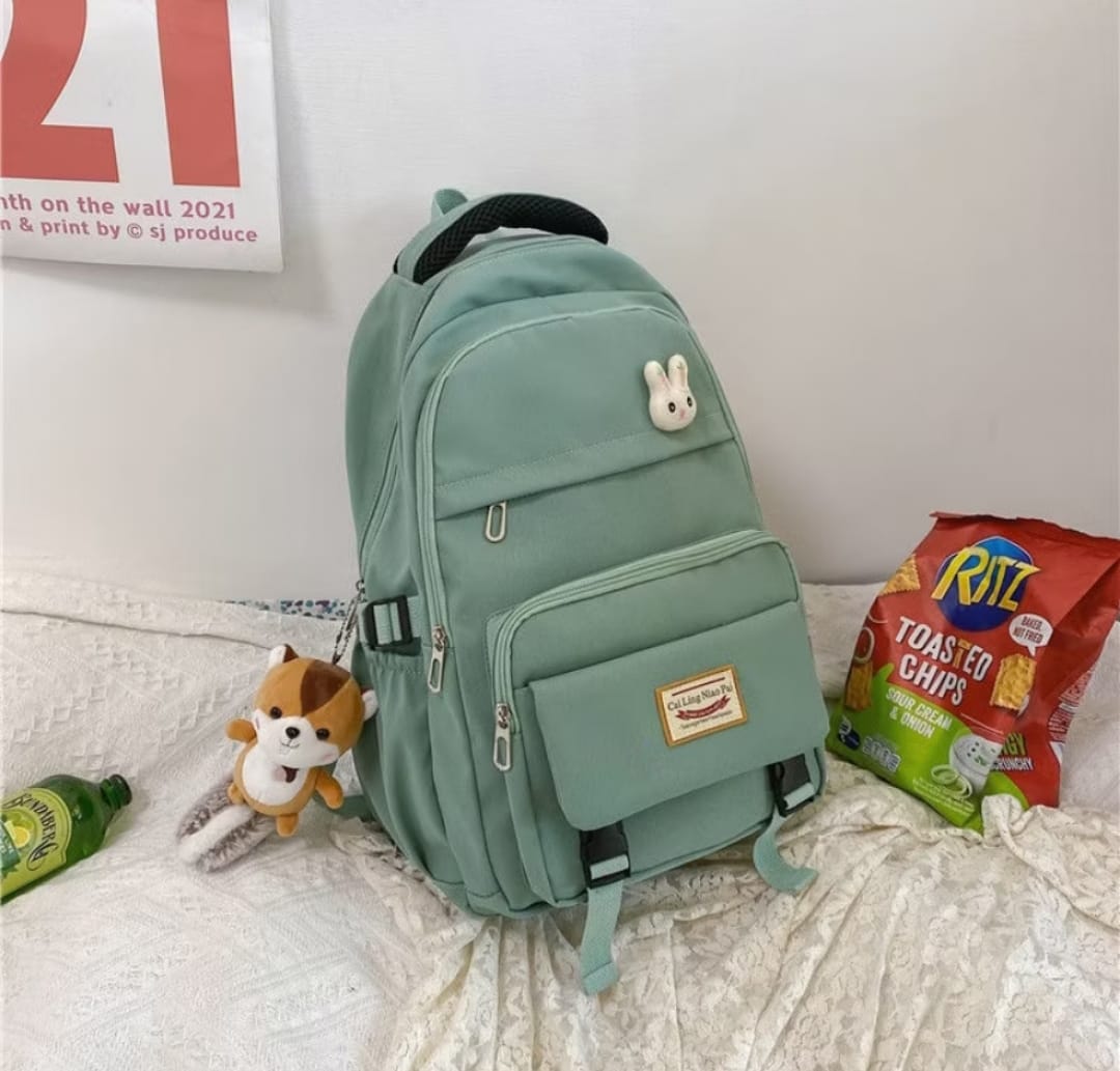 Korean Style School & College Backpack | 48cm x 28cm | Trendy & Spacious | Durable Daypack for Students - Image 4