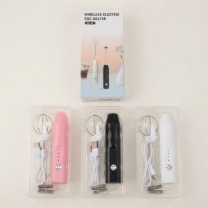 Wireless 2 In 1 Electric Egg Beater And Coffee Frother Rechargeable - Kitchen Accessory Designed For Food Preparation - 1 Pc (Random Color)