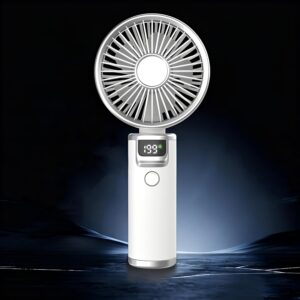 Rechargeable Handheld High-Speed Wind Turbine Fan - Appliance Product Designed For Cooling And Daily Ventilation Routine (Random Color)