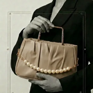 Women's PU Leather Plain Hand Bag