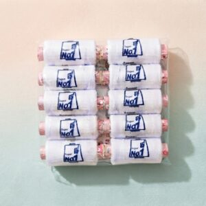 Super No.1 Sewing Thread Pack – High Quality Durable Sewing Thread 10 Spools Per Packet | White