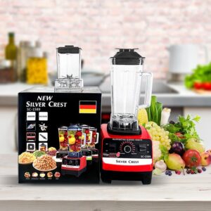 Silver Crest SC-1589 2 in 1 High Power Blender 4500W โ Multi-Function Grinder & Smoothie Maker