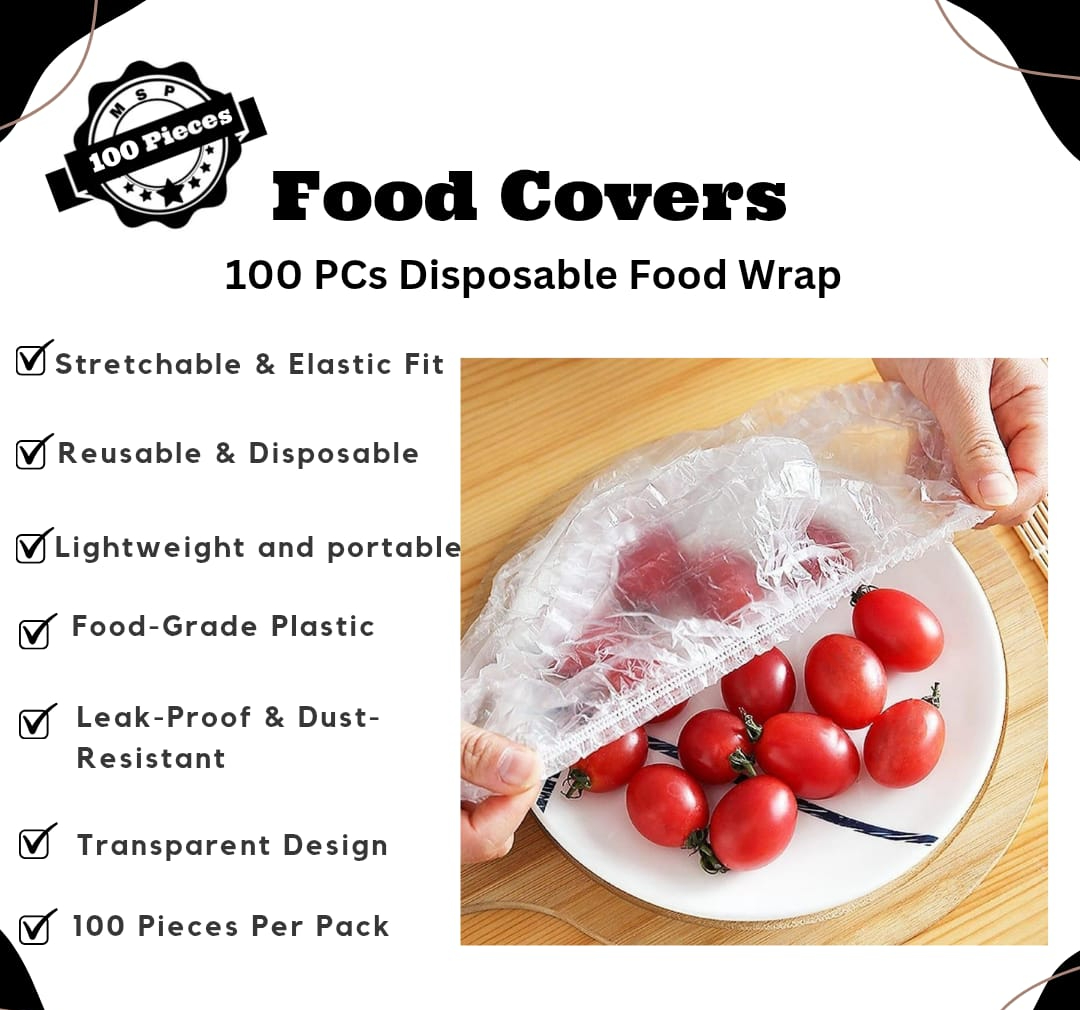 Disposable Plastic Wrap Covers Elastic Tight Food Grade Fresh Keeping Dust Proof Insect Proof Kitchen Accessories - Image 6