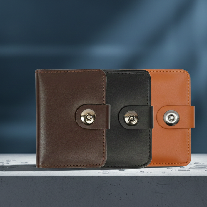 Menโs Premium Leather Wallet โ Pack of 3 | Slim, Stylish & Durable Wallets for Daily Use, Travel & Gifts - Image 2