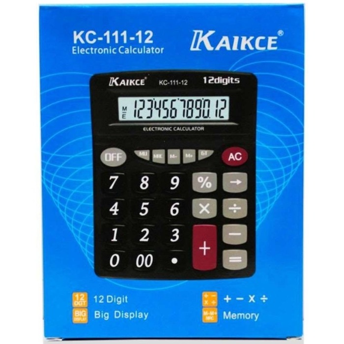 Kaikce KC 111 S Electronic Calculator Durable Quality Easy Use Clear Display Reliable Utility Compact Design - Image 2