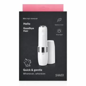 Flawless Mini Painless Hair Remover โ Gentle Portable Shaver with Smart Light for Easy Hair Removal