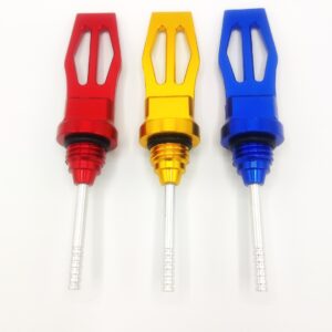 Flat Fancy Oil Gauge for Honda CD 70 & CG 125 | Motorcycle Oil Dipstick | Decorative Bike Oil Gauge for Bikes & Motorcycles