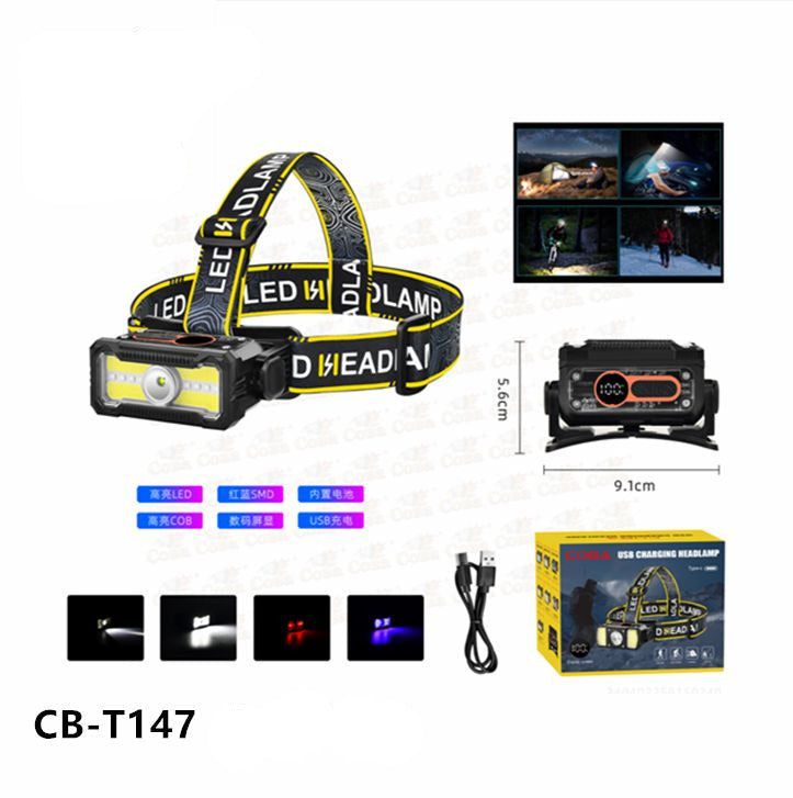 USB Rechargeable LED Headlamp T146 - Image 2