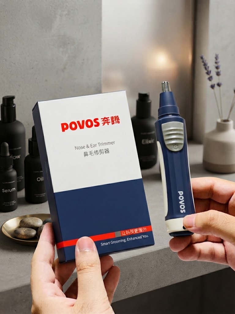 POVOS Nose & Ear Trimmer - Rechargeable Type-C - Image 3