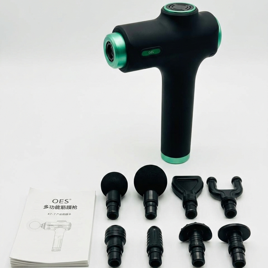 8 in 1 Multifunction Muscle Massage Gun โ Deep Tissue Percussion Massager with 8 Interchangeable Heads - Image 2