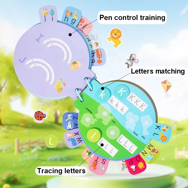 My Alphabet Busy Book โ Interactive Learning Kit for Kids with Magnetic Letters & Activity Pages - Image 5