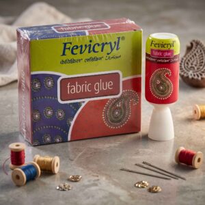 Fevicryl Fabric Glue is perfect for sticking fabric-based crafts