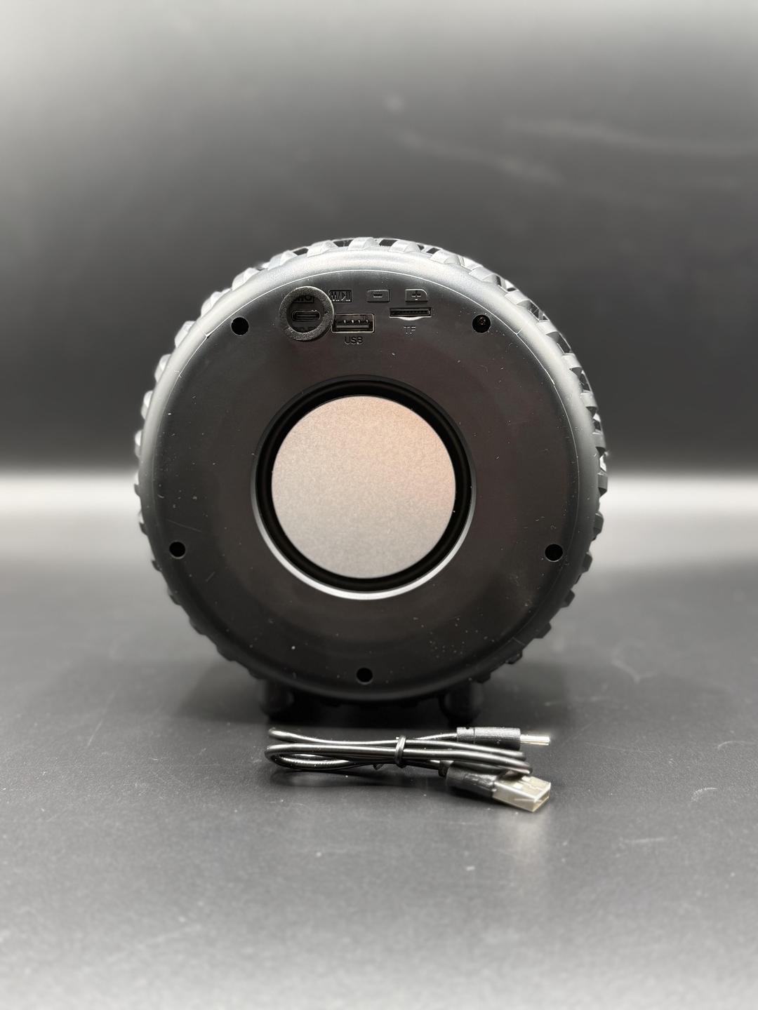 RGB Tyre Shape Wireless Bluetooth Speaker With LED Light - Image 5