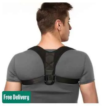 SN-660 Smart care brand Posture corrector Upper back support Strong grip Shoulder Support Relief and Back Pain Relief Belt - Adjustable Posture Support Brace for Men and Women - Image 3