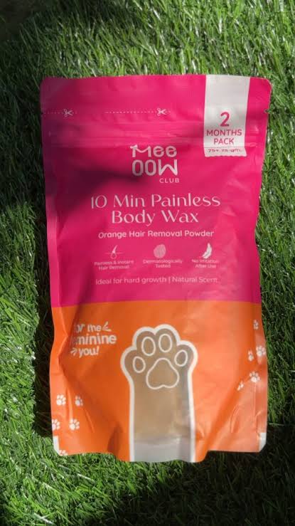 Meeoow Club 10 Min Painless Body Wax Orange Hair Removal Powder for Women - Image 8