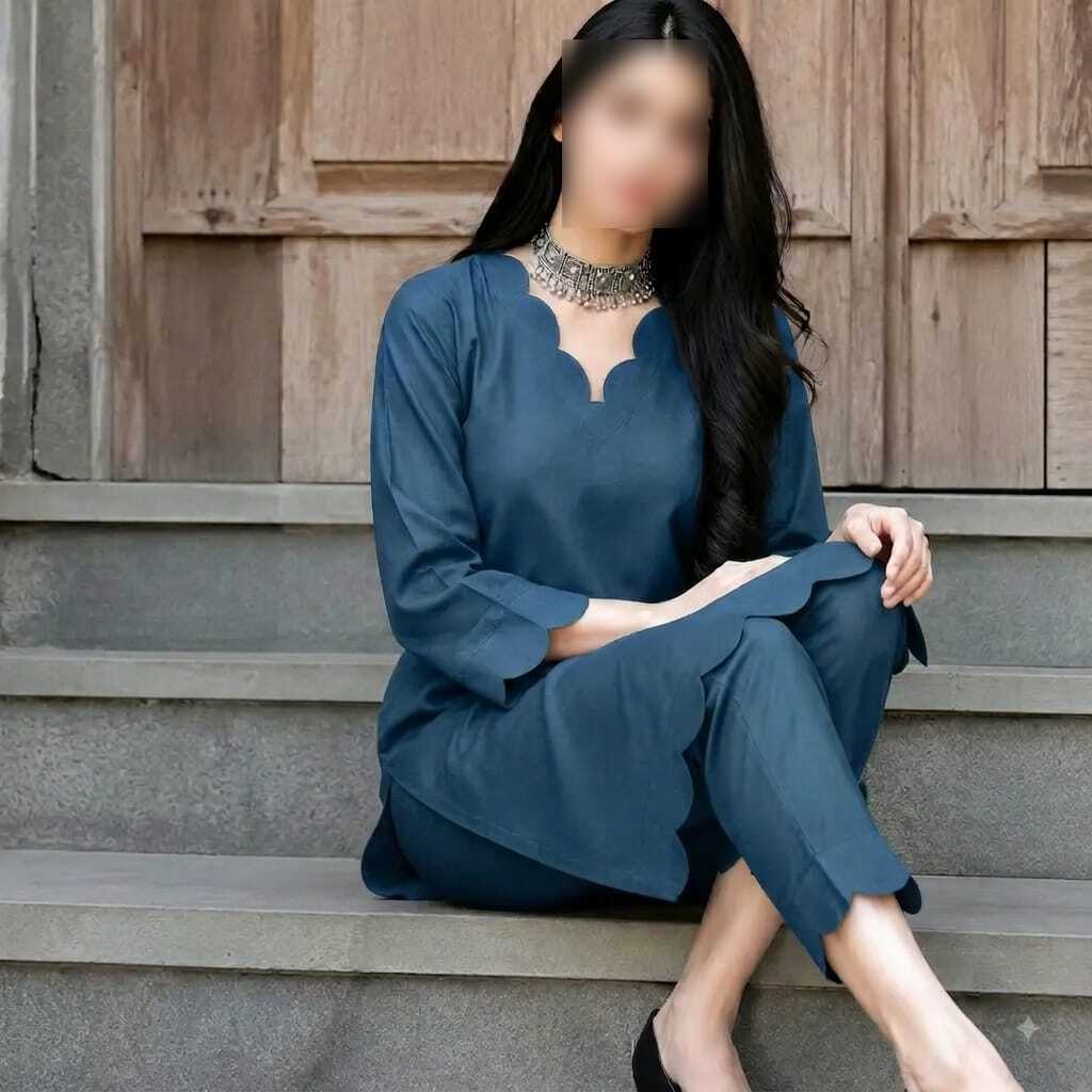 Unstitched 2 Piece Cotton Silk Suit - Apparel Product Designed For Outfit Purpose And Daily Styling Routine - Image 2