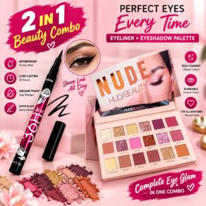 Nude Eyeshadow Palette + 36H Eyeliner Deal