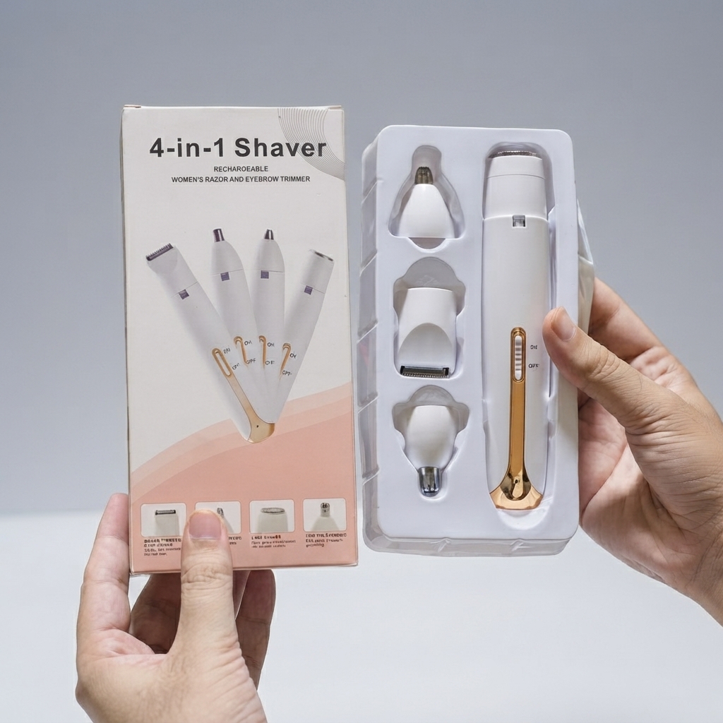 Flawless 4 In 1 Rechargeable Hair Remover - Personal Care Device Designed For Hair Removal And Daily Grooming Routine - Image 2