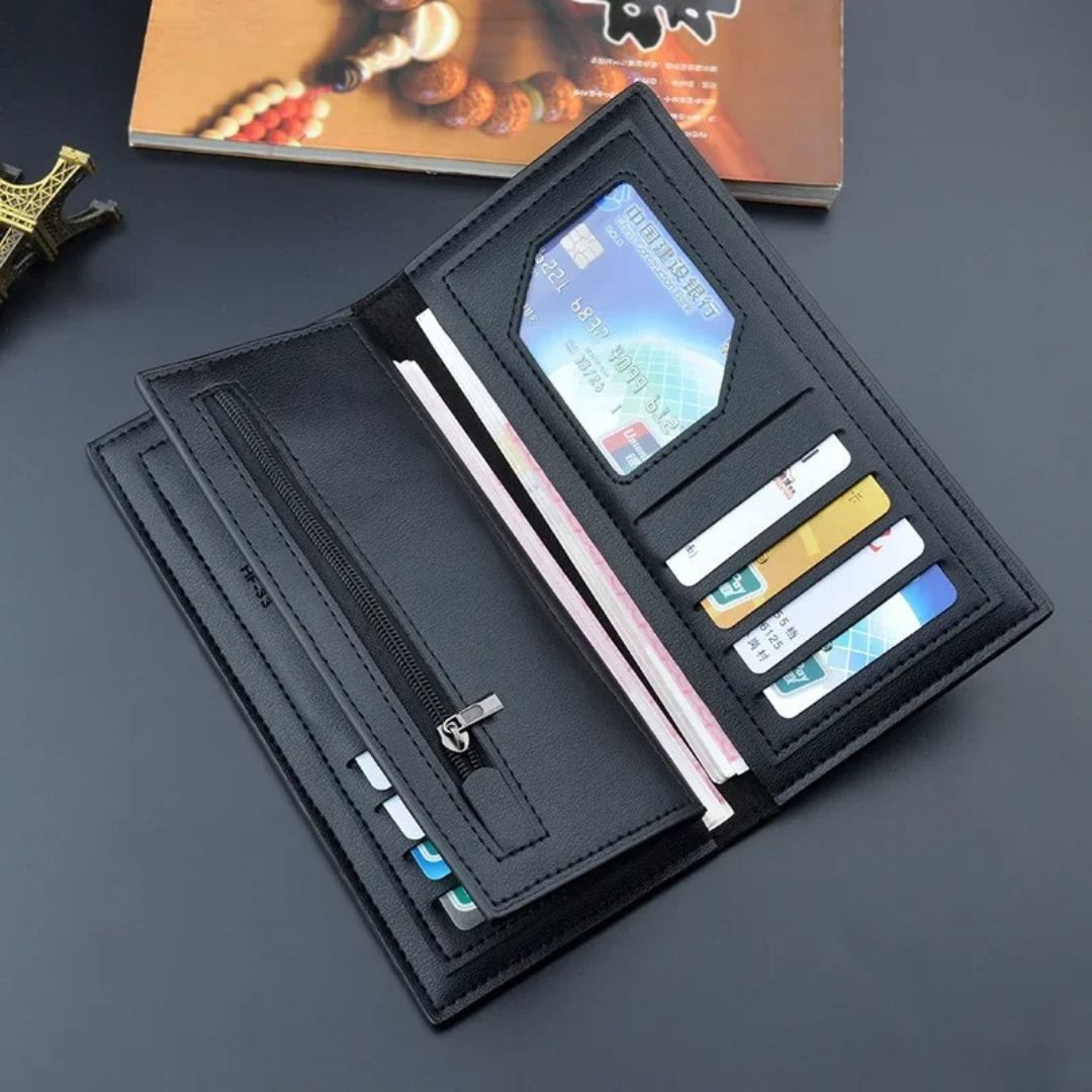 LB-522 โ Signature Series Long Wallet | Stylish Unisex Holder - Image 5