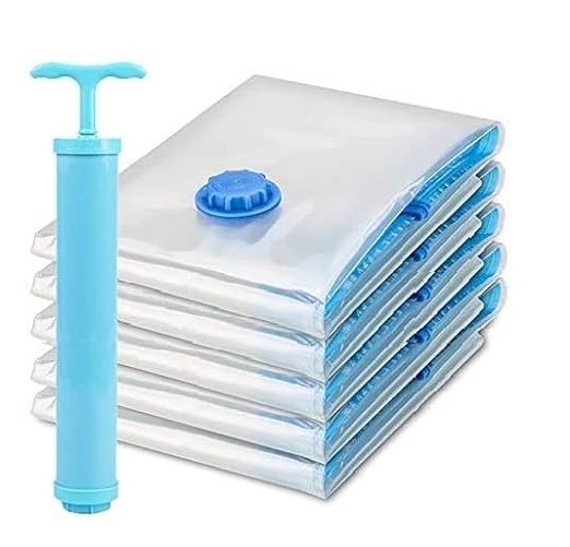 Vacuum Storage Bags with Hand Pump โ Space Saving Compression Bags