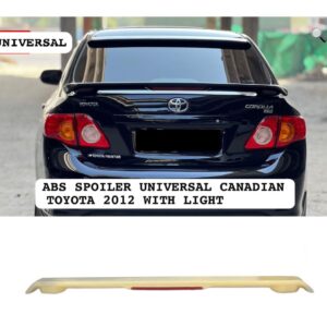 ABS Canadian Style Rear Trunk Spoiler with Brake Light for Toyota Corolla (2009โ2014)