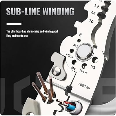 Multi-Function Wire Stripper and Cutter โ 10-in-1 Electrical Hand Tool with Cutting, Stripping, Crimping & Screwdriver Functions (Random Color) - Image 3